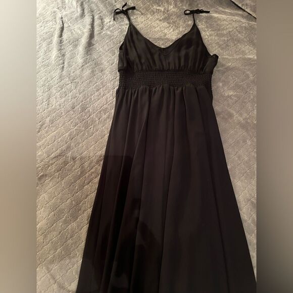 Layered Black Spaghetti Strap Salsa Dress by Guess - Picture 3 of 8